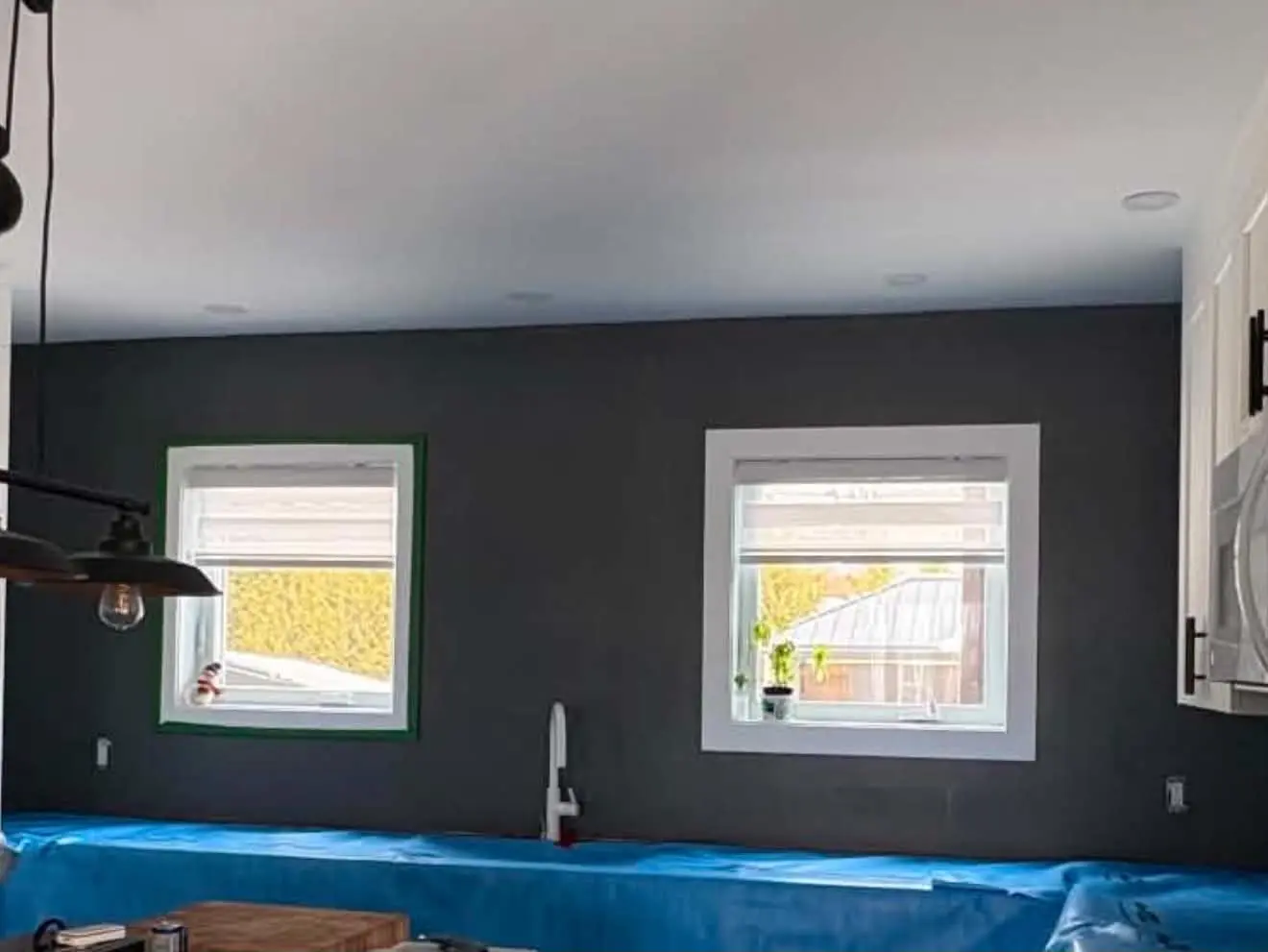 Mur avant l'application du plâtre décoratif